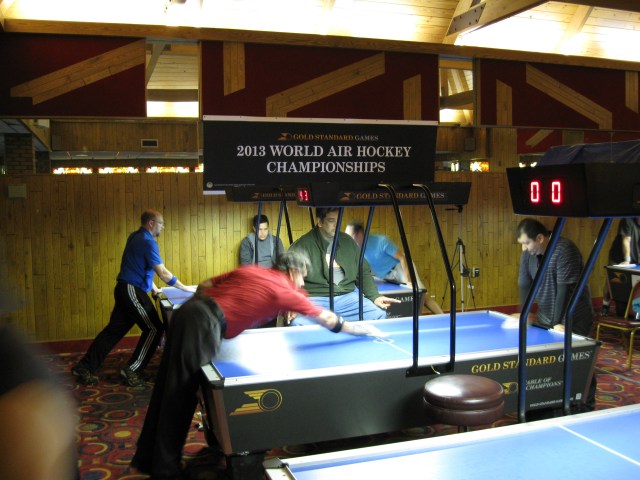 Phil Arnold unleashes a shot