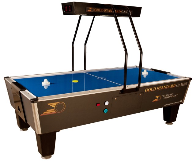Gold Standard Games Tournament Pro - Overhead Score Unit and Lighting. - Air Hockey Table